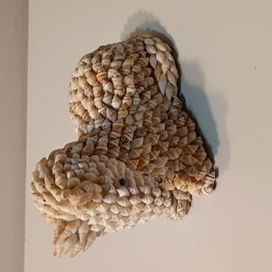 Vtg 70s Seashell Encrusted Horse Souvenir 5.5" Philippines MCM